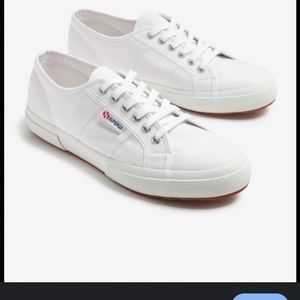 White classic canvas sneakers by SUPERGA sz 6.5